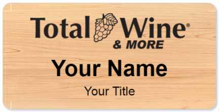 Custom name badges for Total Wine and More