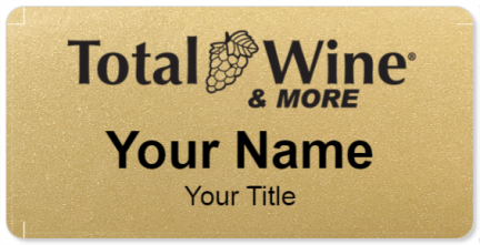 Custom name badges for Total Wine and More