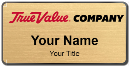 Custom name badges for True Value Company