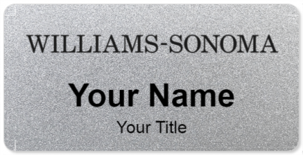 Custom name badges for Williams Sonoma
