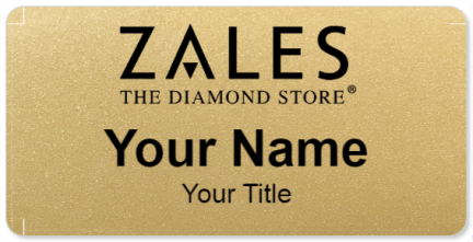 Custom name badges for Zales