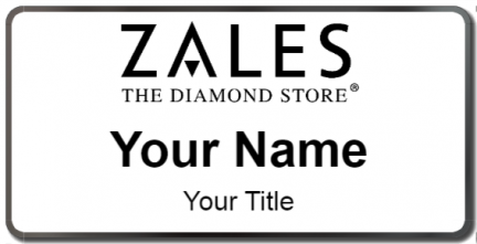 Custom name badges for Zales