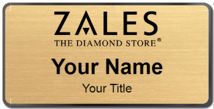 Custom name badges for Zales