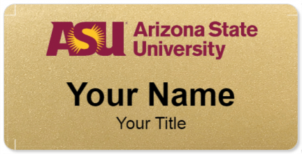 Custom name badges for Arizona State University