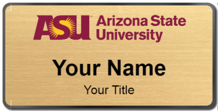 Custom name badges for Arizona State University
