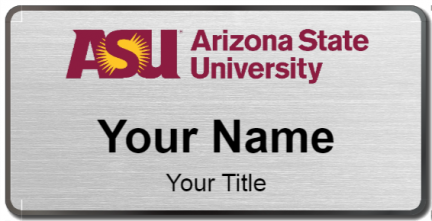 Custom name badges for Arizona State University