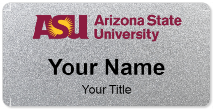 Custom name badges for Arizona State University