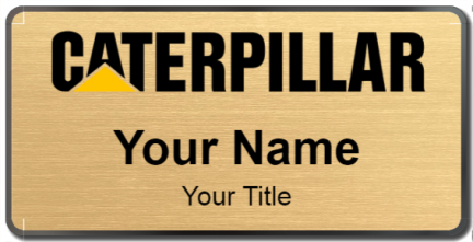Custom name badges for Caterpillar