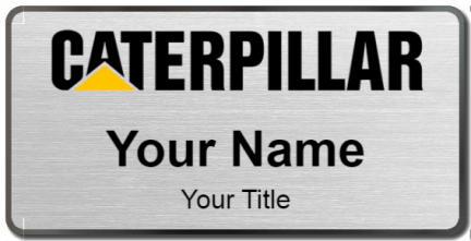 Custom name badges for Caterpillar