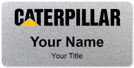 Custom name badges for Caterpillar