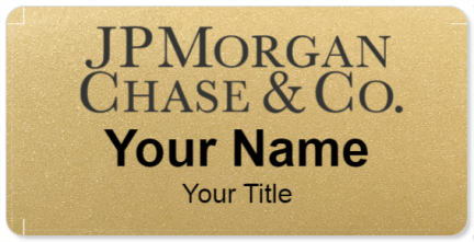 Custom name badges for JP Morgan Chase and Co