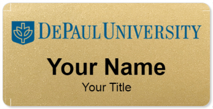 Custom name badges for DePaul University