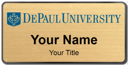 Custom name badges for DePaul University