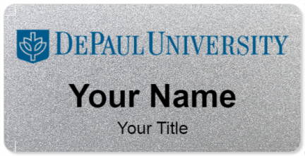 Custom name badges for DePaul University