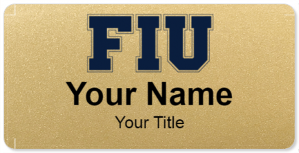 Custom name badges for Florida International University