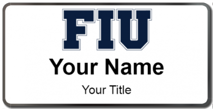 Custom name badges for Florida International University