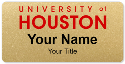 Custom name badges for University of Houston