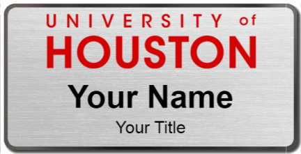 Custom name badges for University of Houston