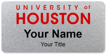 Custom name badges for University of Houston