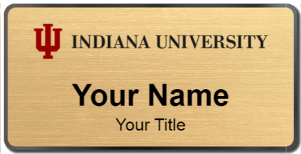 Indiana University Template Image