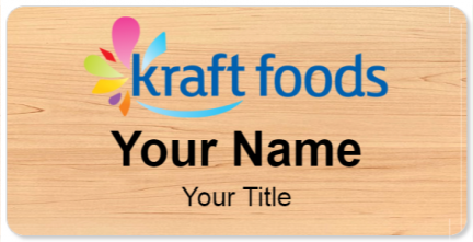 Custom name badges for Kraft Foods