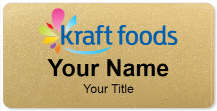 Custom name badges for Kraft Foods