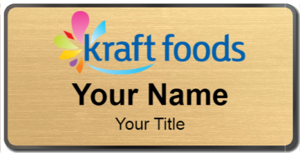 Custom name badges for Kraft Foods