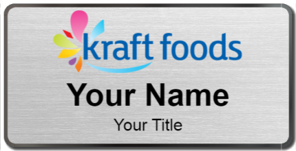 Custom name badges for Kraft Foods