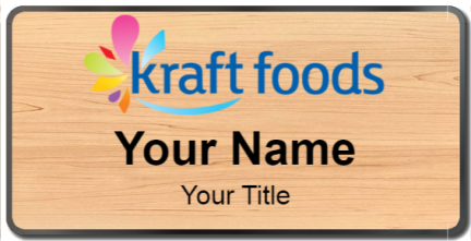 Custom name badges for Kraft Foods