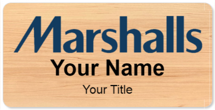 Custom name badges for Marshalls