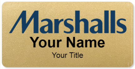 Custom name badges for Marshalls