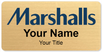 Custom name badges for Marshalls