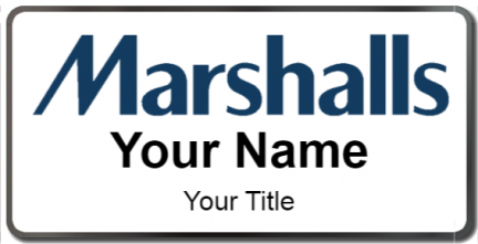 Custom name badges for Marshalls