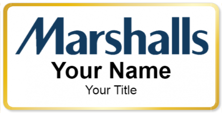 Custom name badges for Marshalls
