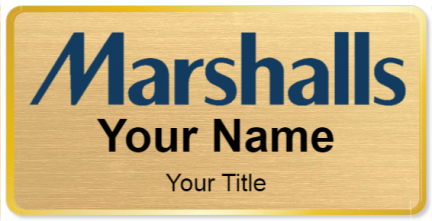 Custom name badges for Marshalls