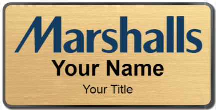 Custom name badges for Marshalls