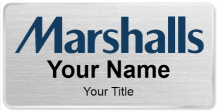 Custom name badges for Marshalls