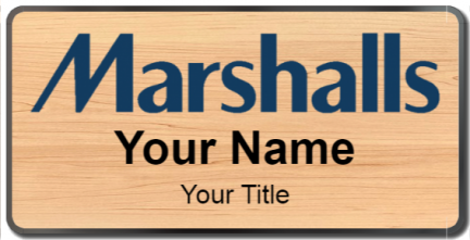 Custom name badges for Marshalls