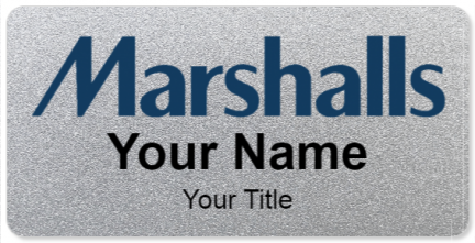 Custom name badges for Marshalls