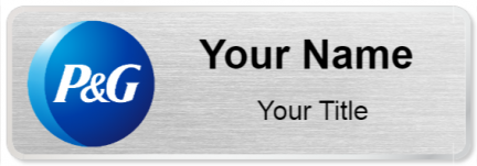 Custom name badges for Proctor and Gamble