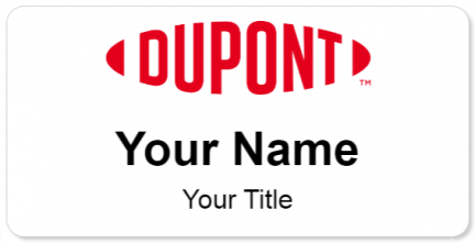 Custom name badges for DuPont