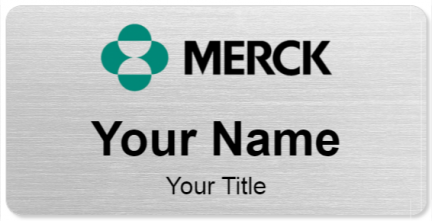 Custom name badges for MERCK