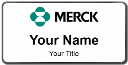Custom name badges for MERCK