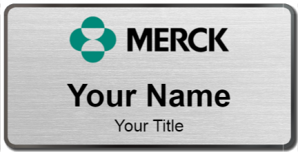 Custom name badges for MERCK