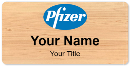 Custom name badges for Pfizer