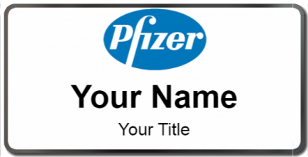Custom name badges for Pfizer