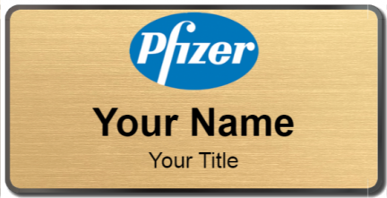 Custom name badges for Pfizer