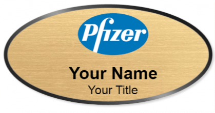 Custom name badges for Pfizer