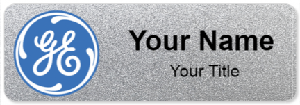 Custom name badges for General Electric