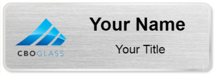 Custom name badges for CBO Glass